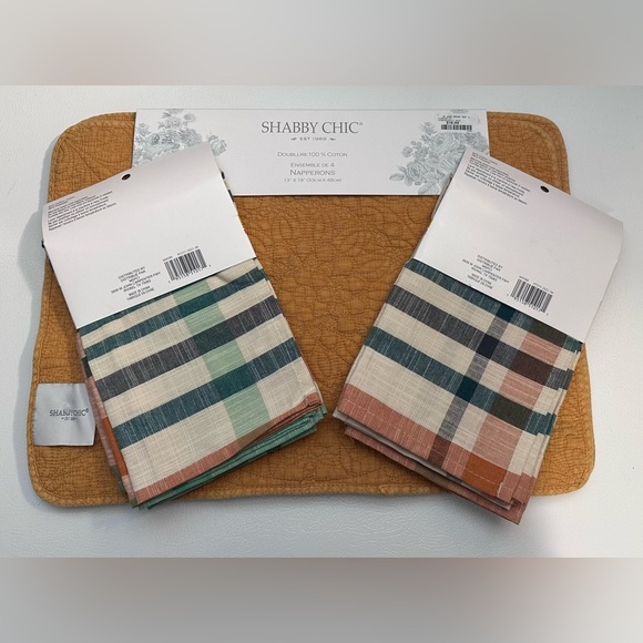 🍁 NEW Cotton placemats and napkins set for thanksgiving - Picture 5 of 15